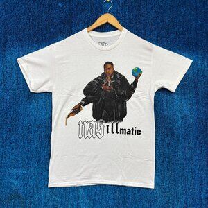 Nas illmatic Album The World is Mine East Coast Rap Tee M